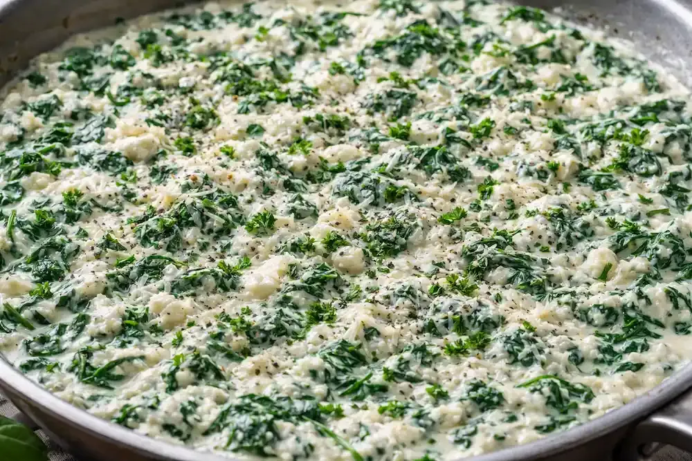 Ricotta i spinat umak