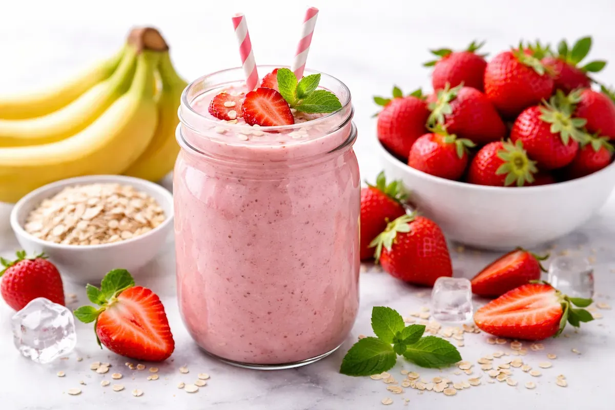 Smoothie od banane i jagode