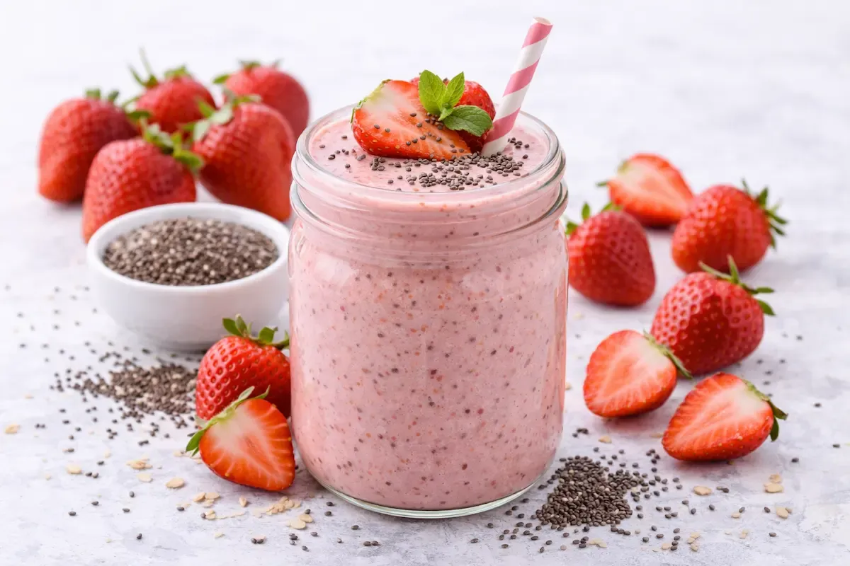 Smoothie od jagode i chia sjemenki recept